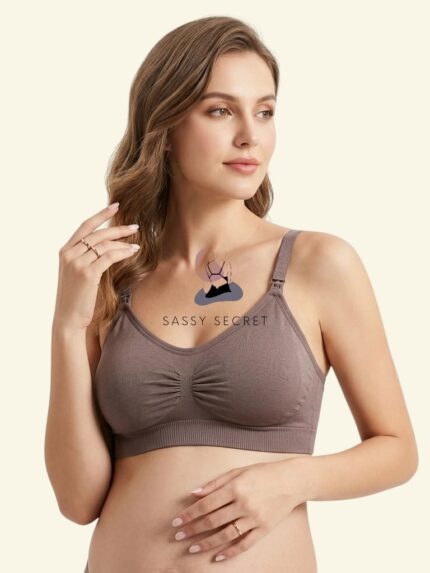 Front Opening Maternity Breastfeeding Bra – Soft Padding & Adjustable Strap (Imported) – Buy Online in Bangladesh | Sassy Secret BD