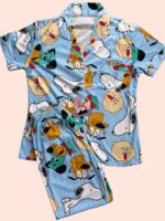 PJ Sets Puppy Print