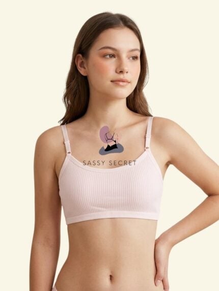 Light Padded Teen Camisole Bra – Free Size Cotton Comfort (Imported) – Buy Online in Bangladesh | Sassy Secret BD