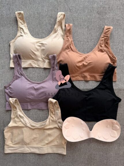 Light Padded Plain Back Bra