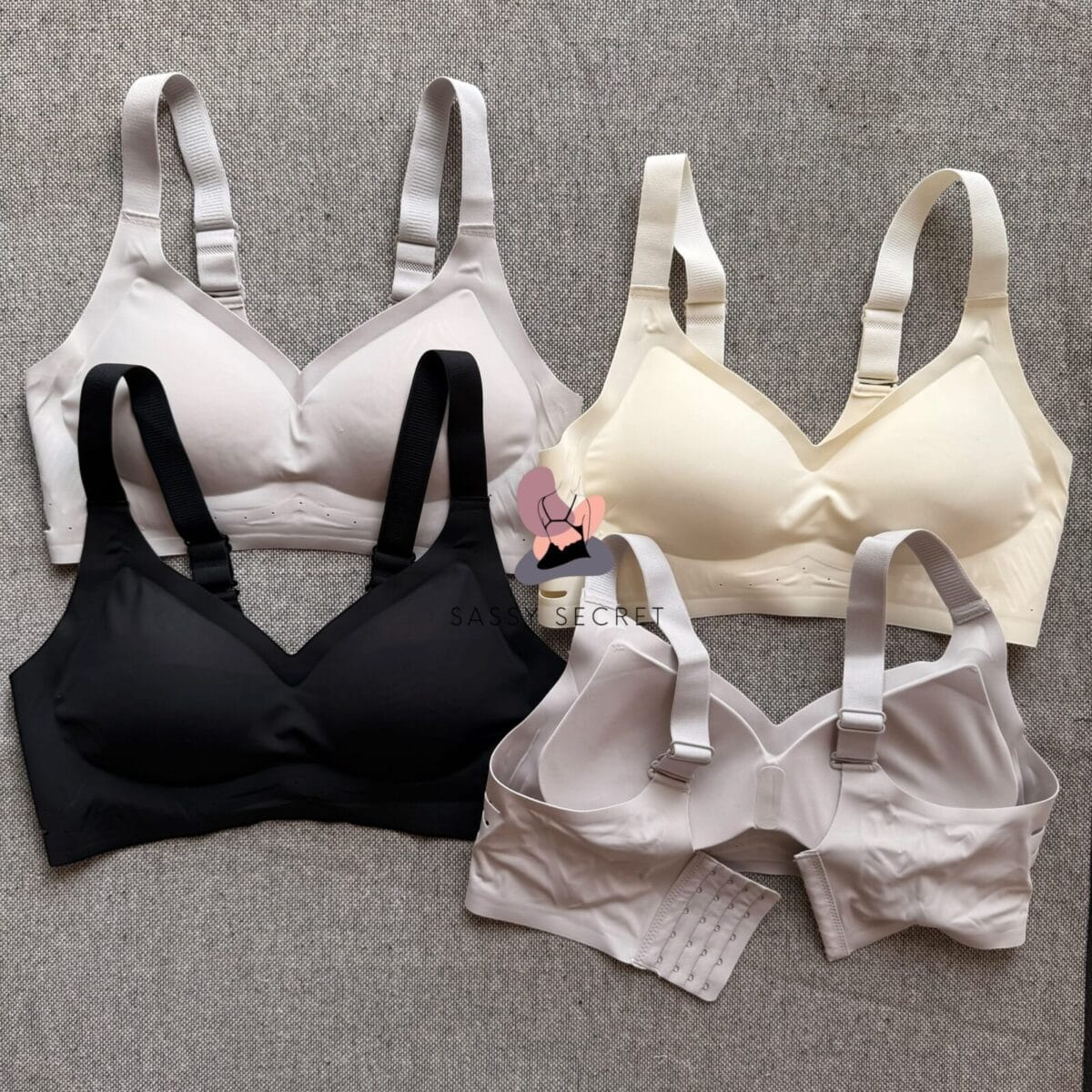 Seamless Latex Shaper Bra – Push-Up & Anti-Bacterial (Premium Lift)