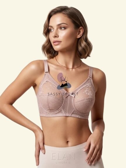 Non Padded Wireless Lace Minimizer Bra – Buy Online in Bangladesh | Sassy Secret BD