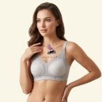 Non Padded Wireless Mesh Support Bra