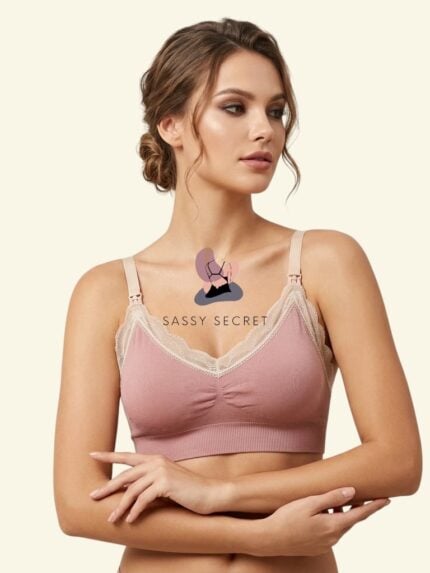 Front Opening Maternity Nursing Bra – Seamless Support (Wire-Free & Heavy Duty) – Buy Online in Bangladesh | Sassy Secret BD