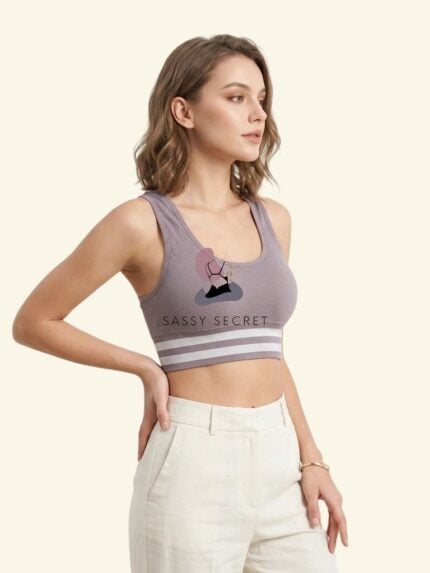 Light Padded Sports Bra – Minimizer Effect & Racerback Support (Imported) – Buy Online in Bangladesh | Sassy Secret BD