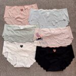 Seamless Ice Silk Panty with Heart Detail – Invisible Comfort (Imported)