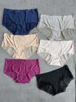 Seamless Lace Ice Silk Panty – Invisible & Breathable (Premium Nylon)