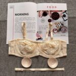 Lace Strapless Bra – Wired Push-Up with Nipple Covers (Imported) - Image 2