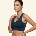 Breathable Mesh Sports Bra – Heavy Support & Hollow Back (Imported)