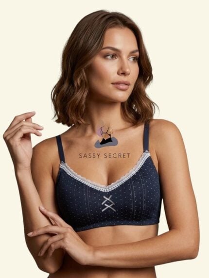 Light Padded Regular Wear Bra – Double Bow & Fixed Cup (Imported) – Buy Online in Bangladesh | Sassy Secret BD