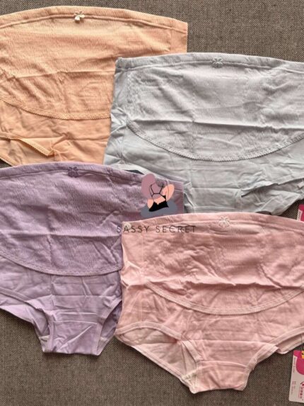 High Waist Adjustable Maternity Panty – Cotton Belly Support (Imported)