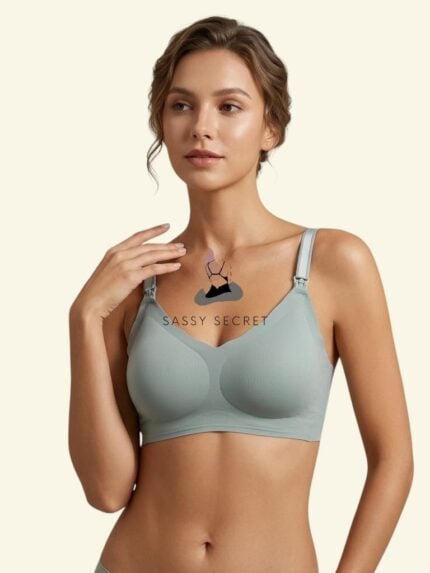 Seamless Ice Silk Maternity Nursing Bra – Cooling & Invisible (Imported) – Buy Online in Bangladesh | Sassy Secret BD