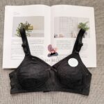 Non Padded Wireless Minimizer Bra – Full Coverage & Lace Elegance (Imported) - Image 11