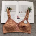 Non Padded Wireless Minimizer Bra – Full Coverage & Lace Elegance (Imported) - Image 6