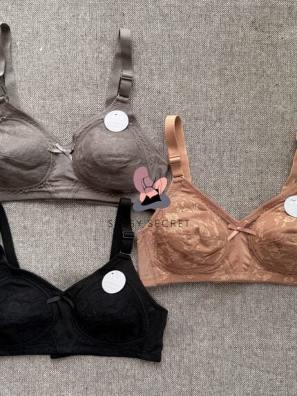 Non Padded Wireless Minimizer Bra – Full Coverage & Lace Elegance (Imported) – Buy Online in Bangladesh | Sassy Secret BD
