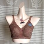 Non Padded Wireless Minimizer Bra – Full Coverage & Lace Elegance (Imported) - Image 12