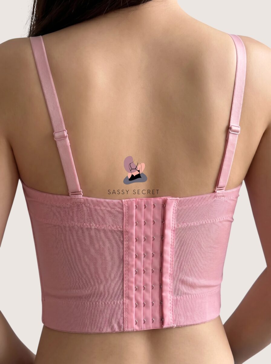 Padded Wired Corset Top – Ultimate Shape & Strapless Support (Imported) – model image 2