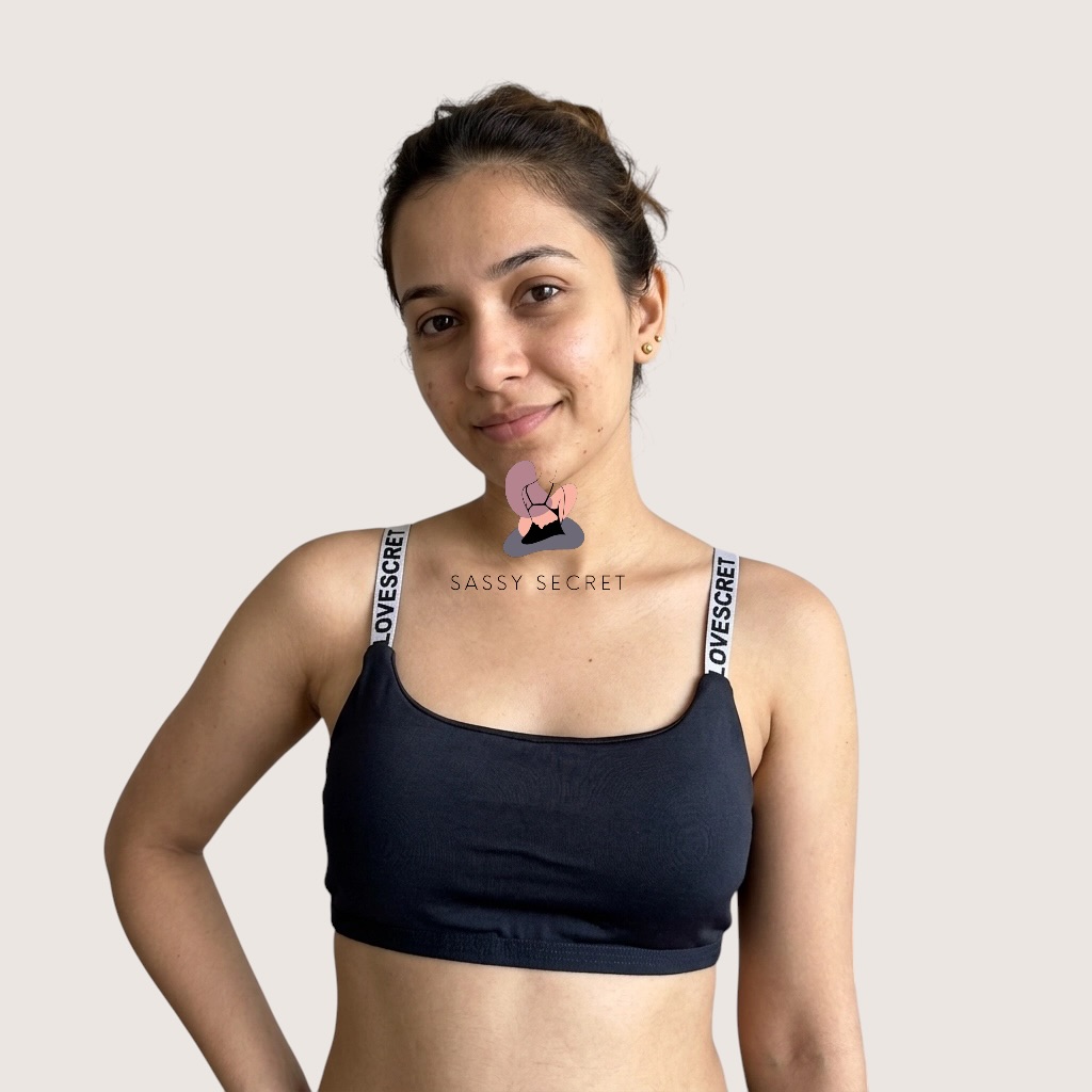 Teen Cotton Bra – model image 4