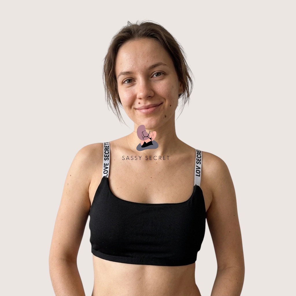 Teen Cotton Bra – model image 5