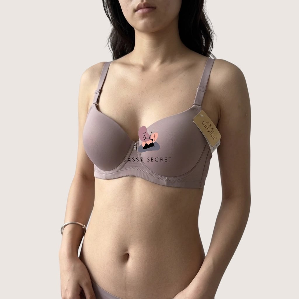 Heavy Bust Support Wired Bra – Ultimate Lift for D/DD Cups (Imported) – model image 1