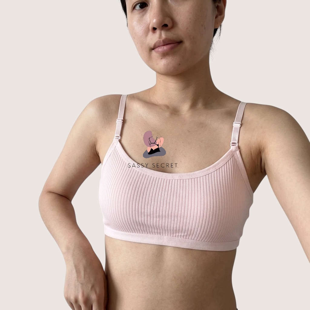 Light Padded Teen Camisole Bra – Free Size Cotton Comfort (Imported) – model image 6