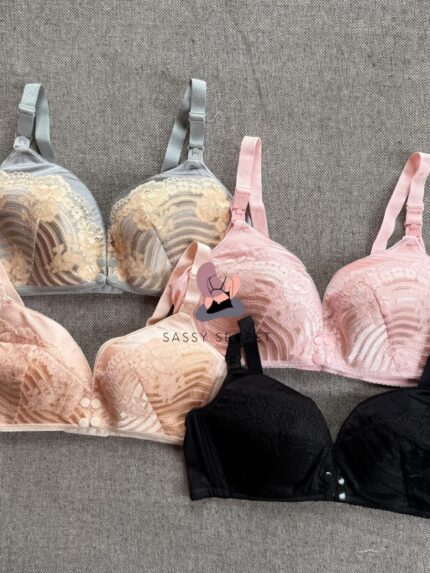 Dual Access Maternity Nursing Bra – Premium Lace Support for C Cups (Imported) – Buy Online in Bangladesh | Sassy Secret BD