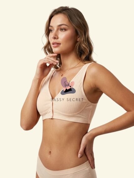 Front Button Cotton Nursing Bra – Maternity & Everyday Comfort (Imported) – Buy Online in Bangladesh | Sassy Secret BD