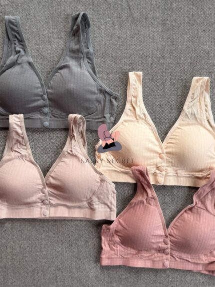 Front Button Cotton Nursing Bra – Maternity & Everyday Comfort (Imported) – Buy Online in Bangladesh | Sassy Secret BD