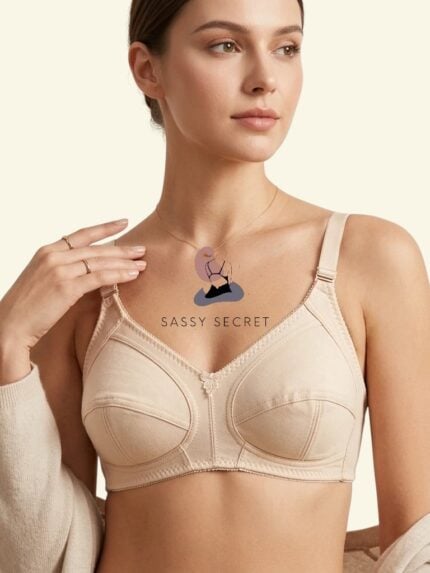 Non Padded Wireless Cotton Bra – Full Coverage Summer Comfort (Imported) – Buy Online in Bangladesh | Sassy Secret BD