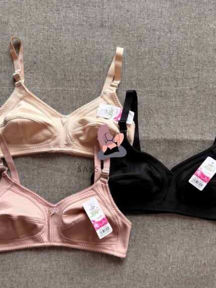 Non Padded Wireless Cotton Bra – Full Coverage Summer Comfort (Imported) – Buy Online in Bangladesh | Sassy Secret BD