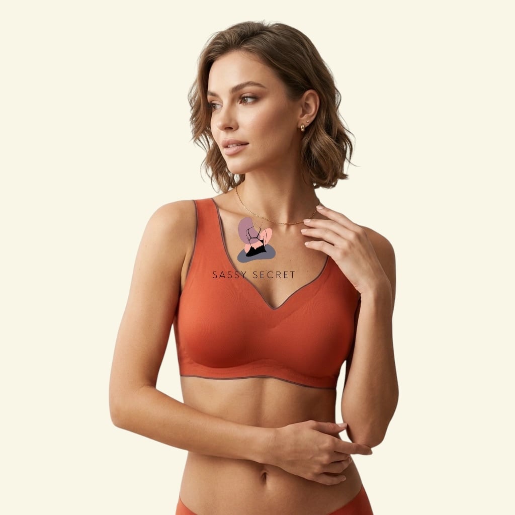 Fixed Shoulder Seamless Bra – Ice Silk Anti-Sagging Lift (Imported) – Buy Online in Bangladesh | Sassy Secret BD