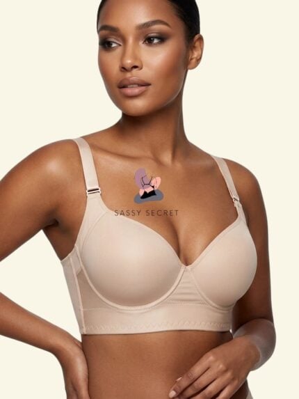 Hide Back Fat Shaper Bra – Ultimate Support & Deep Neck Lift (Imported)