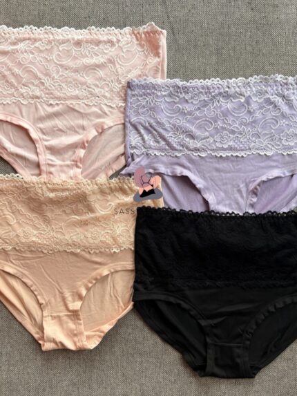 High Waist Lace Design Panty – Tummy Coverage & Elegant Comfort (Imported) – Buy Online in Bangladesh | Sassy Secret BD