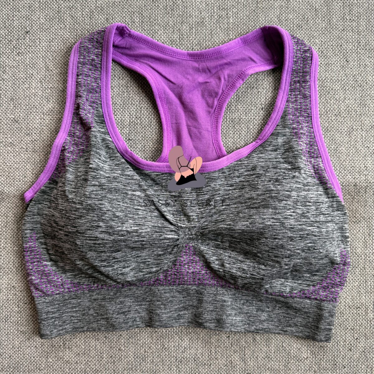 High-Impact Shockproof Sports Bra – Classic Racerback Support (Imported)