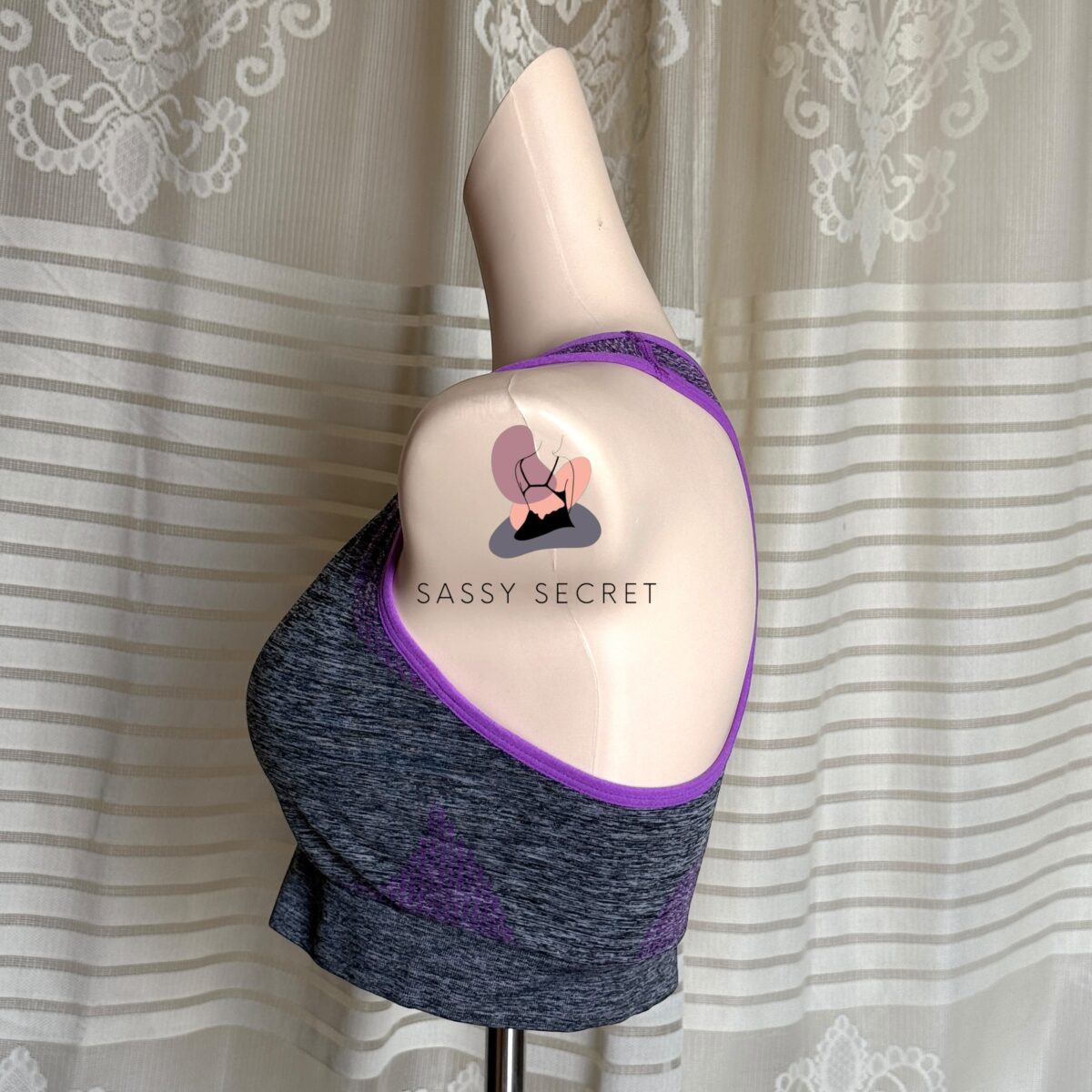 High-Impact Shockproof Sports Bra – Classic Racerback Support (Imported)
