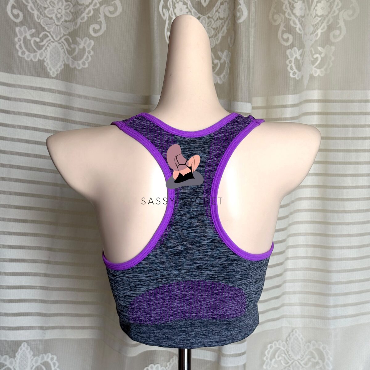 High-Impact Shockproof Sports Bra – Classic Racerback Support (Imported)