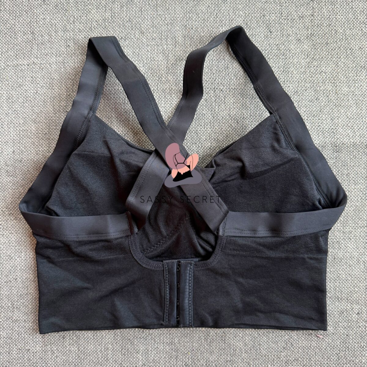 Anti-Bounce Seamless Sports Bra – Criss Cross Back Support (Imported)