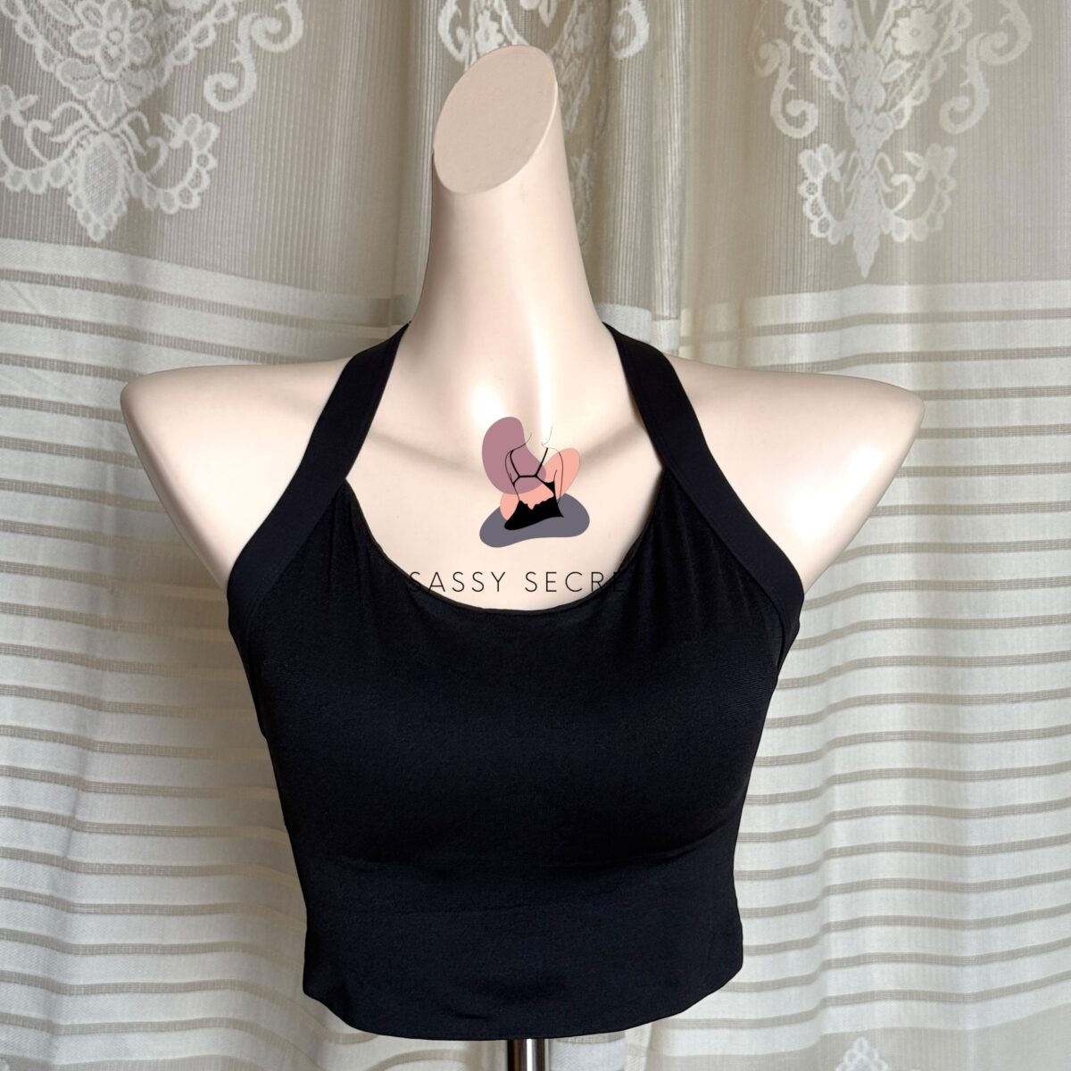 Anti-Bounce Seamless Sports Bra – Criss Cross Back Support (Imported)