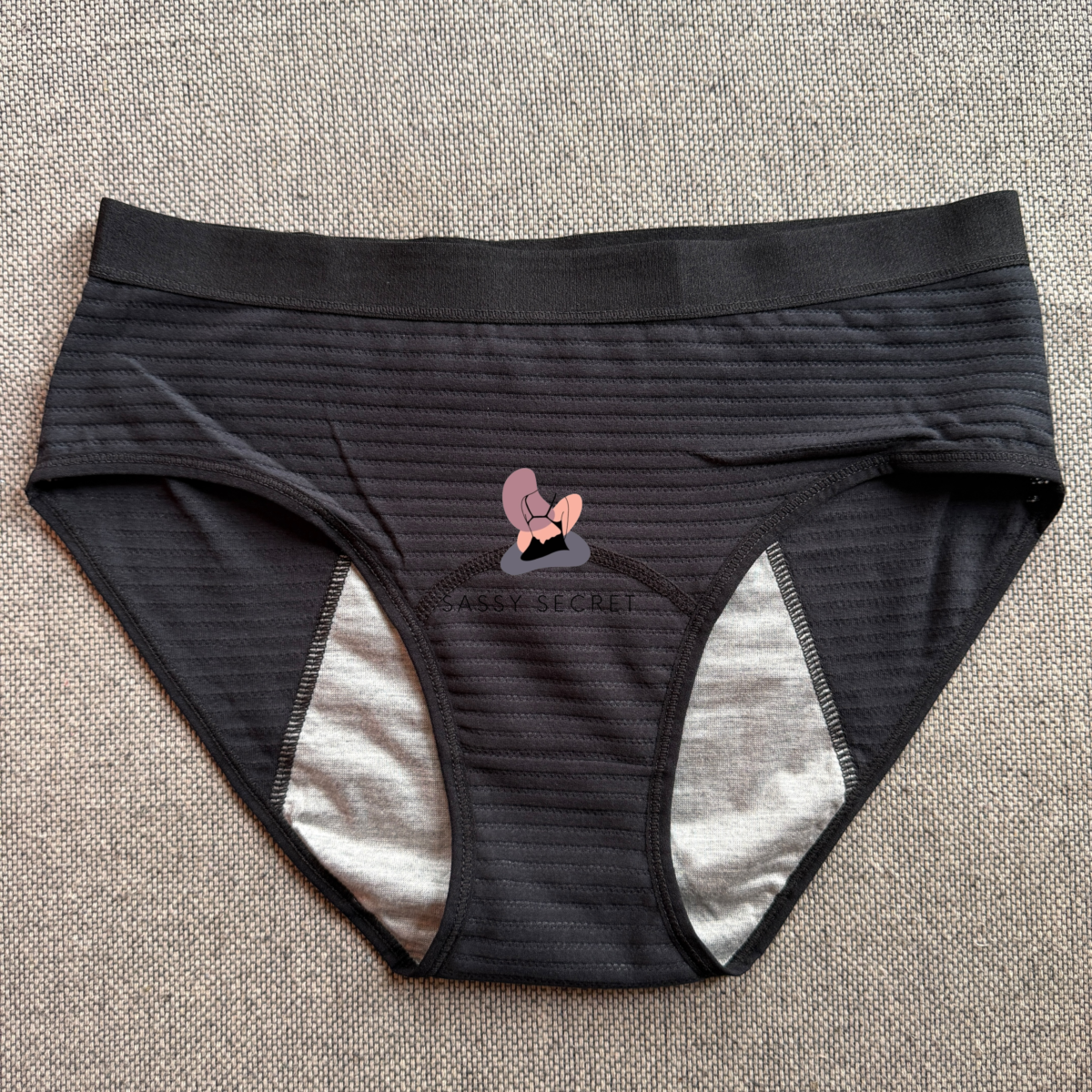 Mid Waist Leakproof Period Panty – Front & Back Stain Protection (Imported)