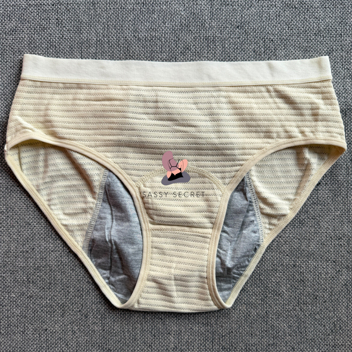 Mid Waist Leakproof Period Panty – Front & Back Stain Protection (Imported)
