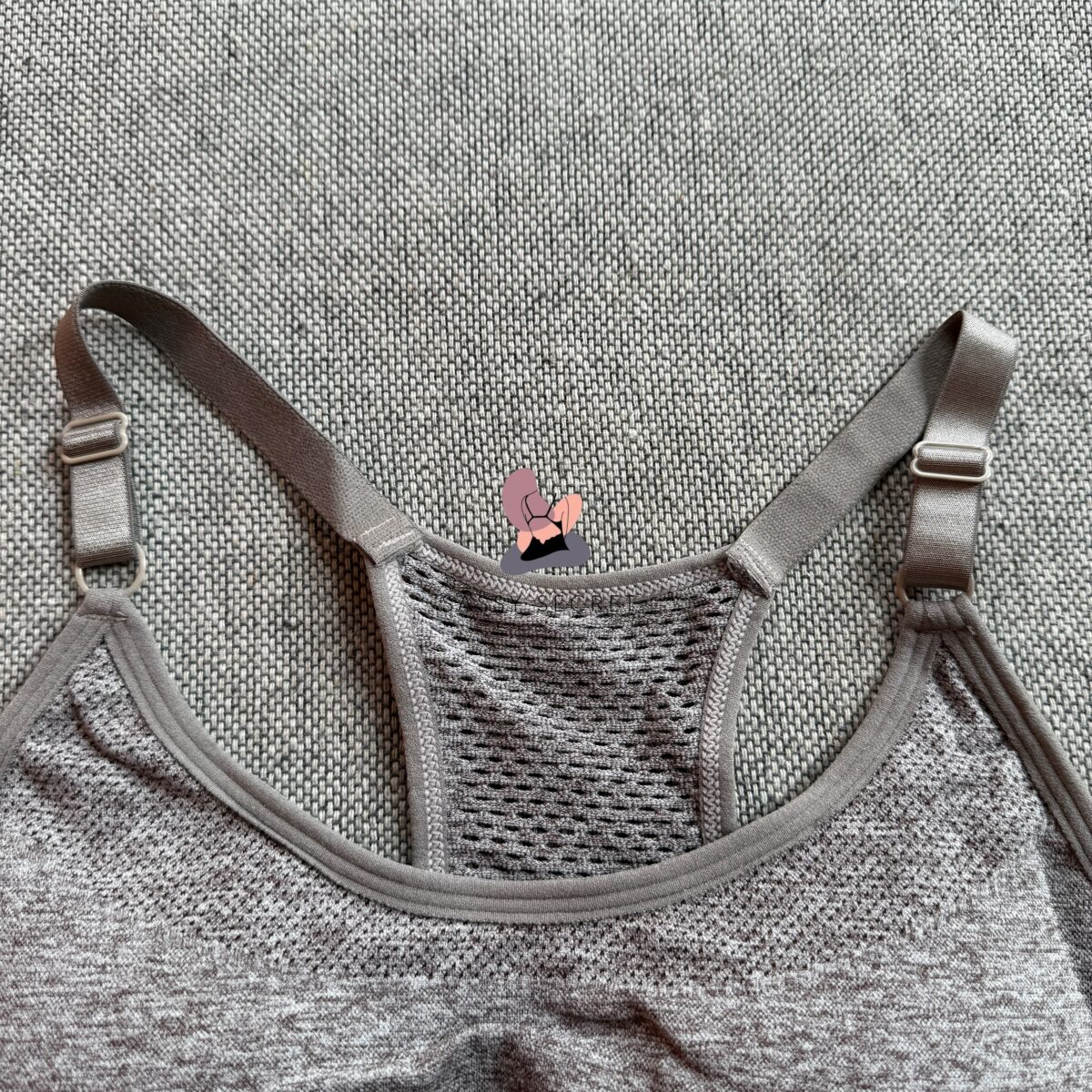 Heavy Support Racerback Sports Bra – Shockproof Gym Wear (Imported)