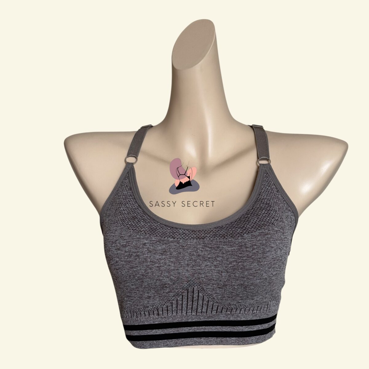 Heavy Support Racerback Sports Bra – Shockproof Gym Wear (Imported)