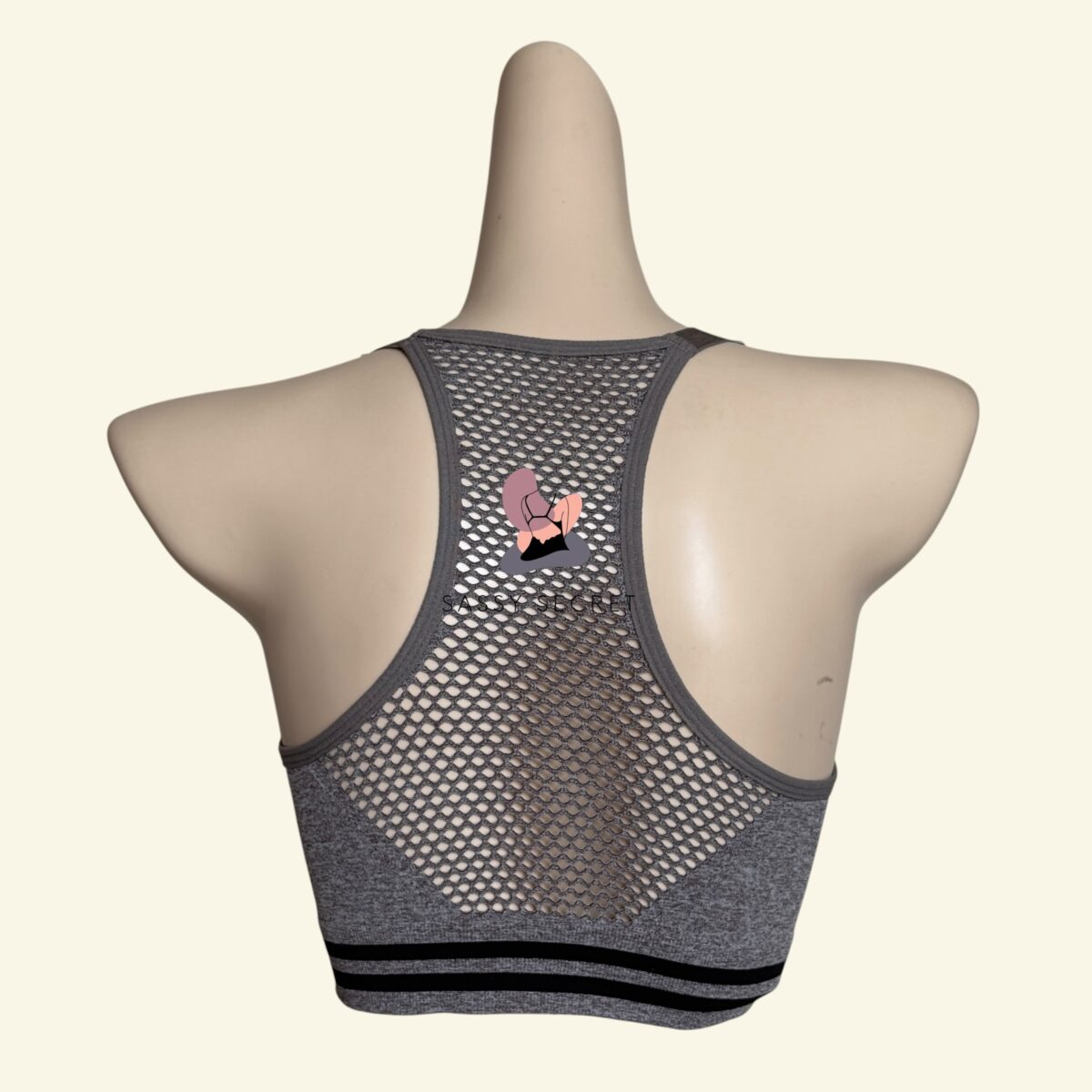 Heavy Support Racerback Sports Bra – Shockproof Gym Wear (Imported)
