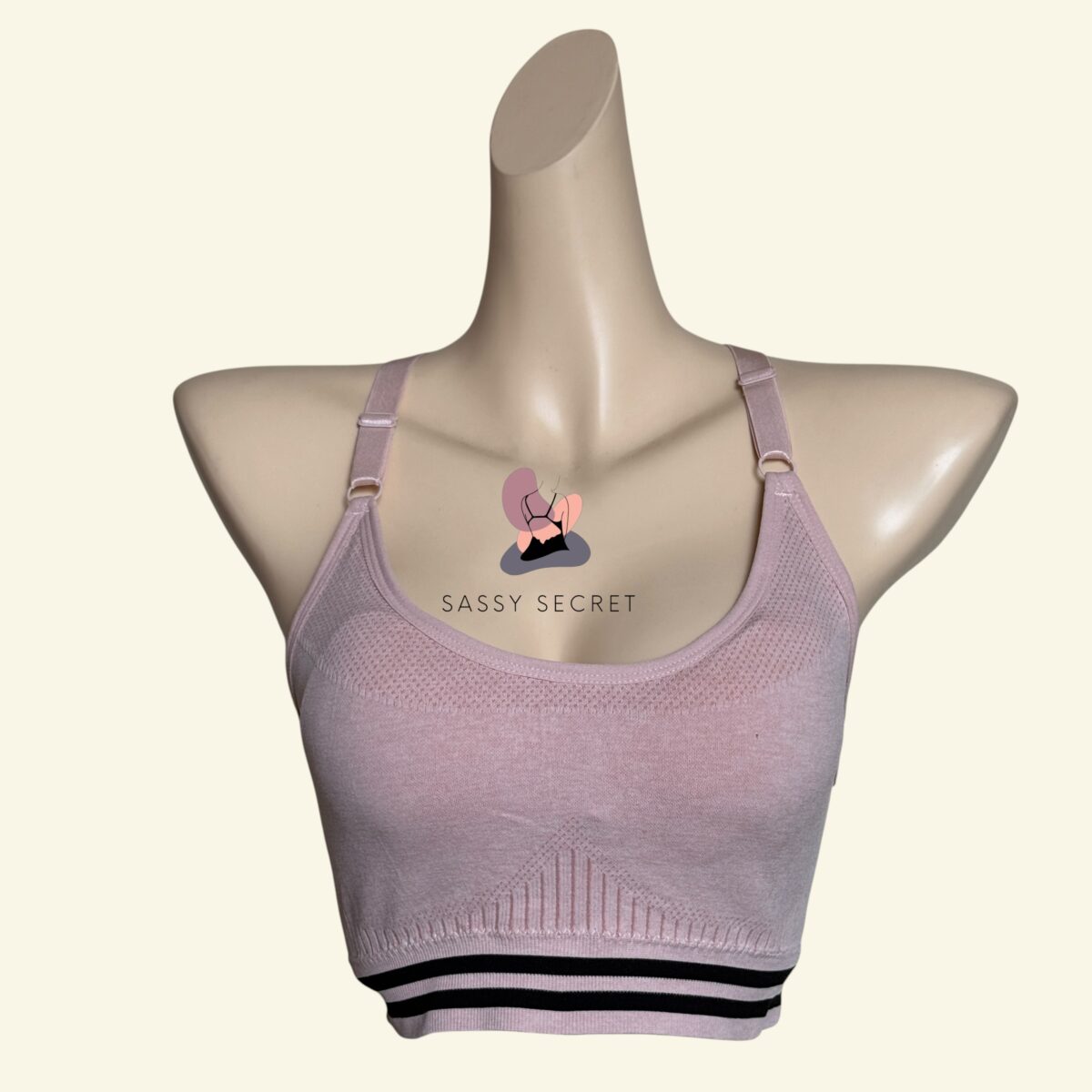 Heavy Support Racerback Sports Bra – Shockproof Gym Wear (Imported)