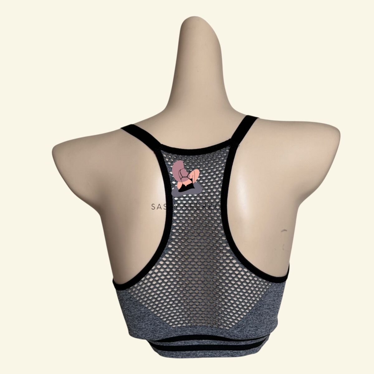 Heavy Support Racerback Sports Bra – Shockproof Gym Wear (Imported)