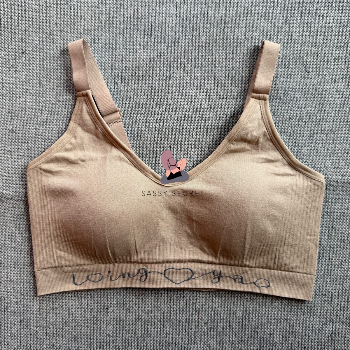 Light Padded Seamless Regular Wear Bra – Everyday V-Neck Comfort (Imported)