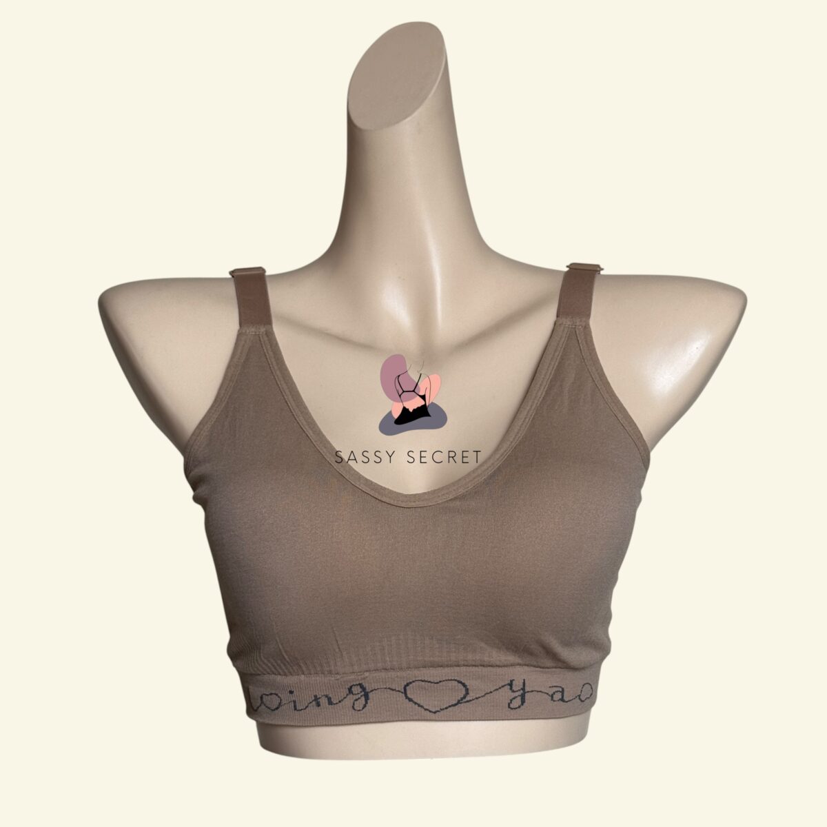 Light Padded Seamless Regular Wear Bra – Everyday V-Neck Comfort (Imported)