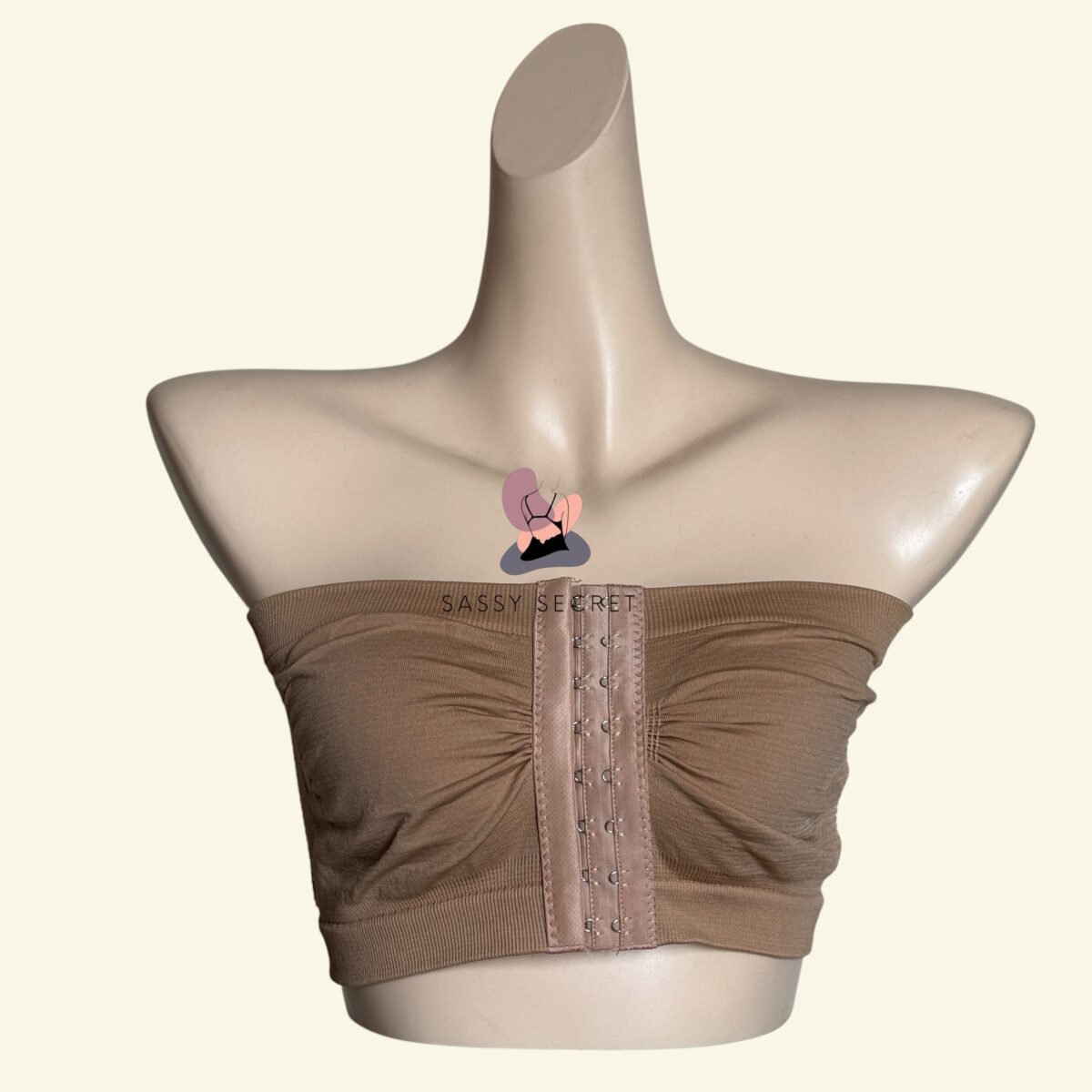 Non Padded Front Hook Strapless Bra – Secure & Breathable Lift (Imported)